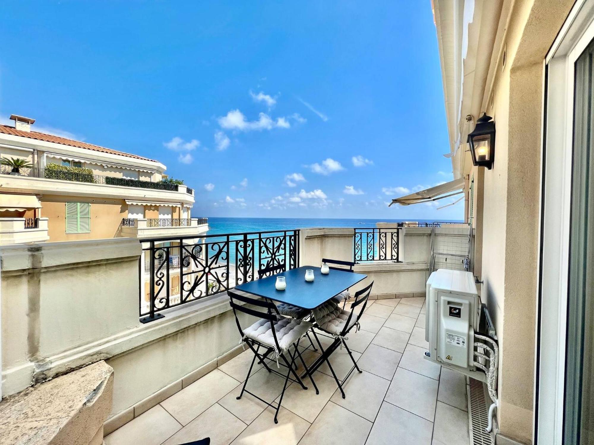 'Le Victoria Beach' Vue Mer Plein Centre, Spacieux Menton Exterior foto